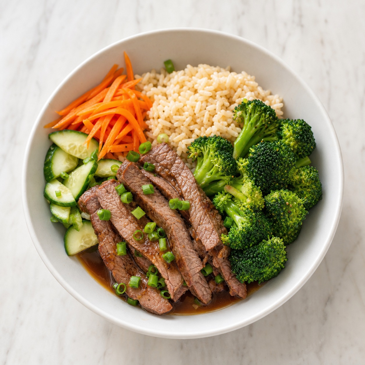 牛肉西兰花糙米饭